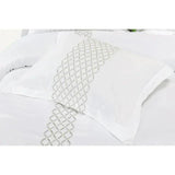 Hanna Embroidered Wrinkle Resistant Duvet Cover Set