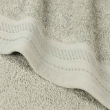 Honeycomb Textured Waffle Border Cotton 8 Piece Towel Set