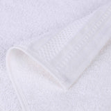Honeycomb Textured Waffle Border Cotton 8 Piece Towel Set