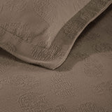 Jacquard Matelassé Paisley Cotton Bedspread Set