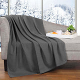 Jena Cotton Textured Chevron Lightweight Woven Blanket