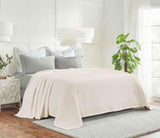 Jena Cotton Textured Chevron Lightweight Woven Blanket