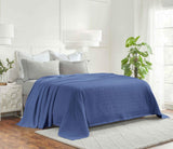 Jena Cotton Textured Chevron Lightweight Woven Blanket