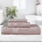 Kendell Egyptian Cotton Quick Drying 3 Piece Towel Set