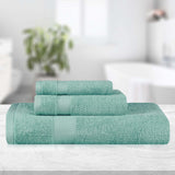 Kendell Egyptian Cotton Quick Drying 3 Piece Towel Set