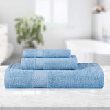 Kendell Egyptian Cotton Quick Drying 3 Piece Towel Set