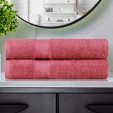 Kendell Egyptian Cotton Medium Weight Plush Bath Towel Set of 2