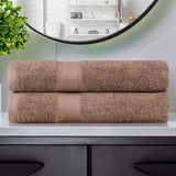 Kendell Egyptian Cotton Medium Weight Plush Bath Towel Set of 2