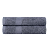Kendell Egyptian Cotton Medium Weight Plush Bath Towel Set of 2