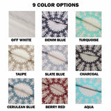 Kymbal Cotton Blend Woven Medallion Jacquard Bedspread Set