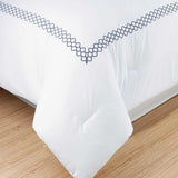 Layla Embroidered Down Alternative Microfiber Comforter Set