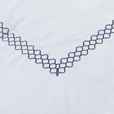 Layla Embroidered Down Alternative Microfiber Comforter Set