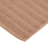 Eco-Friendly Cotton Textured Stripes Bath Mat Set of 2