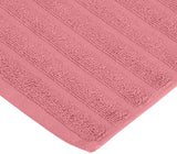 Eco-Friendly Cotton Textured Stripes Bath Mat Set of 2