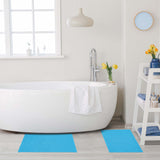 Eco-Friendly Cotton Textured Stripes Bath Mat Set of 2
