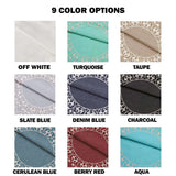 Lyron Cotton Blend Woven Jacquard Floral Scroll Bedspread Set