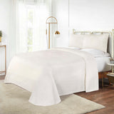 Lyron Cotton Blend Woven Jacquard Floral Scroll Bedspread Set