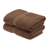 Madison Egyptian Cotton Plush Thick Absorbent Bath Towel Set of 2