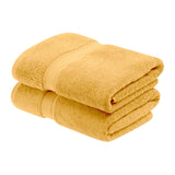 Madison Egyptian Cotton Plush Thick Absorbent Bath Towel Set of 2