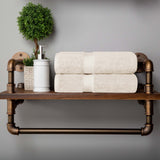 Madison Egyptian Cotton Plush Thick Absorbent Bath Towel Set of 2