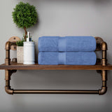 Madison Egyptian Cotton Plush Thick Absorbent Bath Towel Set of 2