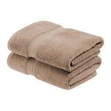 Madison Egyptian Cotton Plush Thick Absorbent Bath Towel Set of 2