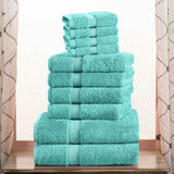 Madison Egyptian Cotton Plush Heavyweight 10 Piece Towel Set