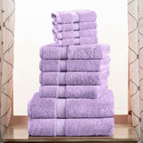 Madison Egyptian Cotton Plush Heavyweight 10 Piece Towel Set