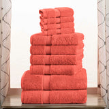 Madison Egyptian Cotton Plush Heavyweight 10 Piece Towel Set