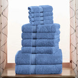 Madison Egyptian Cotton Plush Heavyweight 10 Piece Towel Set