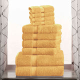 Madison Egyptian Cotton Plush Heavyweight 10 Piece Towel Set