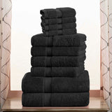 Madison Egyptian Cotton Plush Heavyweight 10 Piece Towel Set