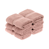 Superior Madison Egyptian Cotton Plush Face Towel Washcloth Set of 6