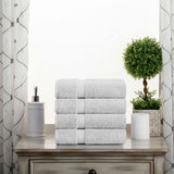 Madison Egyptian Cotton Plush Thick Absorbent Hand Towel Set of 4