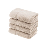 Madison Egyptian Cotton Plush Thick Absorbent Hand Towel Set of 4