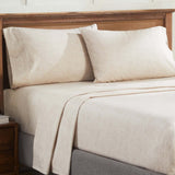 Melange Flannel Cotton Two-Toned Deep Pocket Warm Sheet Set