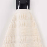 Viscose Cotton Blend Ribbed Bath Towel Set of 2