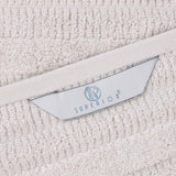 Viscose Cotton Blend Ribbed Bath Towel Set of 2