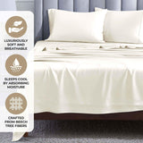 Modal From Beechwood 400 Thread Count Cooling Solid Pillowcase Set