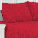 Moroccan Trellis Cotton Flannel 2 Piece Pillowcase Set