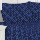 Moroccan Trellis Cotton Flannel 2 Piece Pillowcase Set