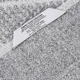 Cotton Blend Checkered and Rib Bath Towel Set of 2