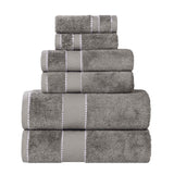 Niles Egyptian Giza Cotton Plush Heavyweight Soft 6 Piece Towel Set