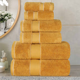 Niles Egyptian Giza Cotton Plush Heavyweight Soft 6 Piece Towel Set