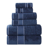 Niles Egyptian Giza Cotton Plush Heavyweight Soft 6 Piece Towel Set