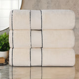 Giza Cotton Plush Absorbent Bath Towel Set of 3