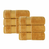 Niles Egyptian Giza Cotton Plush Thick Absorbent Hand Towel Set of 6