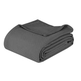 Nobel Cotton Textured Jacquard Chevron Lightweight Woven Blanket