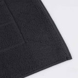 Nora Cotton Solid Absorbent Thick Checkered Washable Bath Mat Set of 2