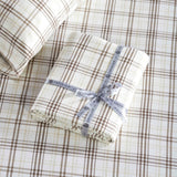 Plaid Flannel Cotton Classic Modern Farmhouse Deep Pocket Sheet Set